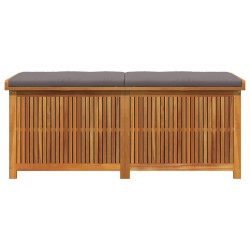 Boîte à coussins d'extérieur 150x50x60,5cm bois massif d'acacia 