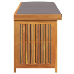 Boîte à coussins d'extérieur 150x50x60,5cm bois massif d'acacia 