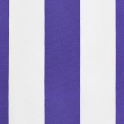 Tissu de remplacement de cantonnière d’auvent rayure bleu blanc 