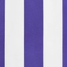 Tissu de remplacement de cantonnière d’auvent rayure bleu blanc 