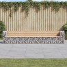 Banc de jardin design gabion 347x71x65,5 cm bois massif de pin 