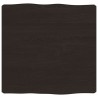 Dessus de table bois massif traité bordure assortie 
