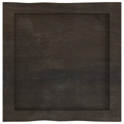 Dessus de table bois massif traité bordure assortie 