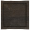 Dessus de table bois massif traité bordure assortie 