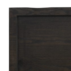 Dessus de table bois massif traité bordure assortie 