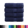 Serviettes d'invité de qualité sup. SOLUND 4 pcs bleu marine 