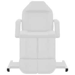 Chaise de traitement de beauté Similicuir Blanc 180x62x78 cm 