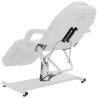 Chaise de traitement de beauté Similicuir Blanc 180x62x78 cm 