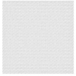 Panneau de grillage de jardin Acier inox 50x50 cm 20x10x2 mm 