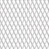 Panneau de grillage de jardin Acier inox 50x50 cm 20x10x2 mm 