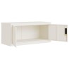 Classeur blanc 90x40x110 cm acier 