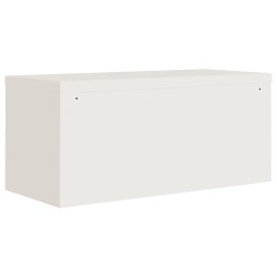 Classeur blanc 90x40x110 cm acier 
