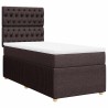 Sommier à lattes de lit avec matelas Marron foncé 90x190 cm 
