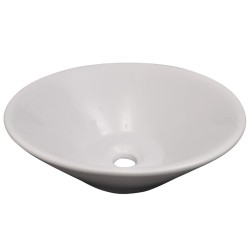 8 pièces de mobilier de salle de bain et lavabo Beige 
