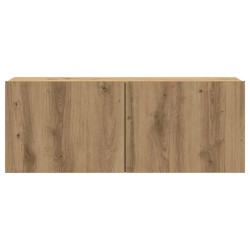 Ensemble de meuble TV mural 7 pcs chêne artisanal 