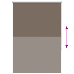 Store enrouleur occultant café 90x175cm largeur du tissu 85,7cm 