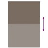 Store enrouleur occultant café 90x175cm largeur du tissu 85,7cm 