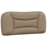 Lit avec matelas cappuccino 80x200 cm similicuir 