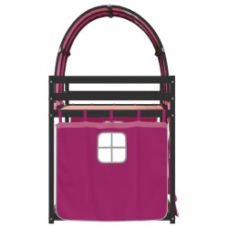 Lit superposé sans matelas 90x200 cm bois de pin massif 