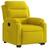 Fauteuil inclinable Jaune Velours 