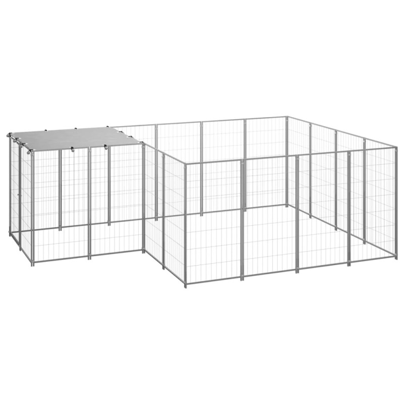Chenil Argenté 6,05 m² Acier   