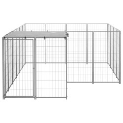 Chenil Argenté 6,05 m² Acier   