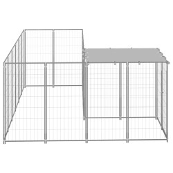 Chenil Argenté 4,84 m² Acier   
