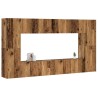Ensemble de meuble TV mural 8 pcs vieux bois bois d'ingénierie 