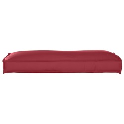 Coussin de Palette Bordeaux 120x40x12 cm en Tissu Oxford 