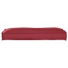 Coussin de Palette Bordeaux 120x40x12 cm en Tissu Oxford 