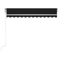 Auvent rétractable automatique 300x250 cm Anthracite 