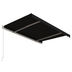 Auvent rétractable automatique 300x250 cm Anthracite 