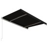Auvent rétractable automatique 300x250 cm Anthracite 