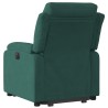 Fauteuil inclinable électrique vert foncé velours 