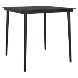 Ensemble à manger de jardin 3 pcs et coussins marron poly rotin 