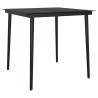 Ensemble à manger de jardin 3 pcs et coussins marron poly rotin 