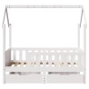 Cadre de lit enfant avec tiroirs sans matelas 80x170 cm bois 