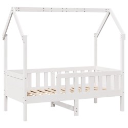 Cadre de lit enfant avec tiroirs sans matelas 80x170 cm bois 