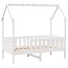 Cadre de lit enfant avec tiroirs sans matelas 80x170 cm bois 