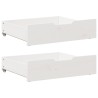Cadre de lit enfant avec tiroirs sans matelas 80x170 cm bois 