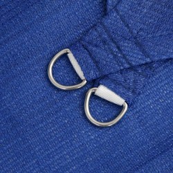Voile d'ombrage 160 g/m² triangulaire bleu 4x5x6,8 m PEHD 