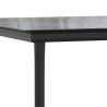 Ensemble à manger de jardin avec coussins 3 pcs Noir 