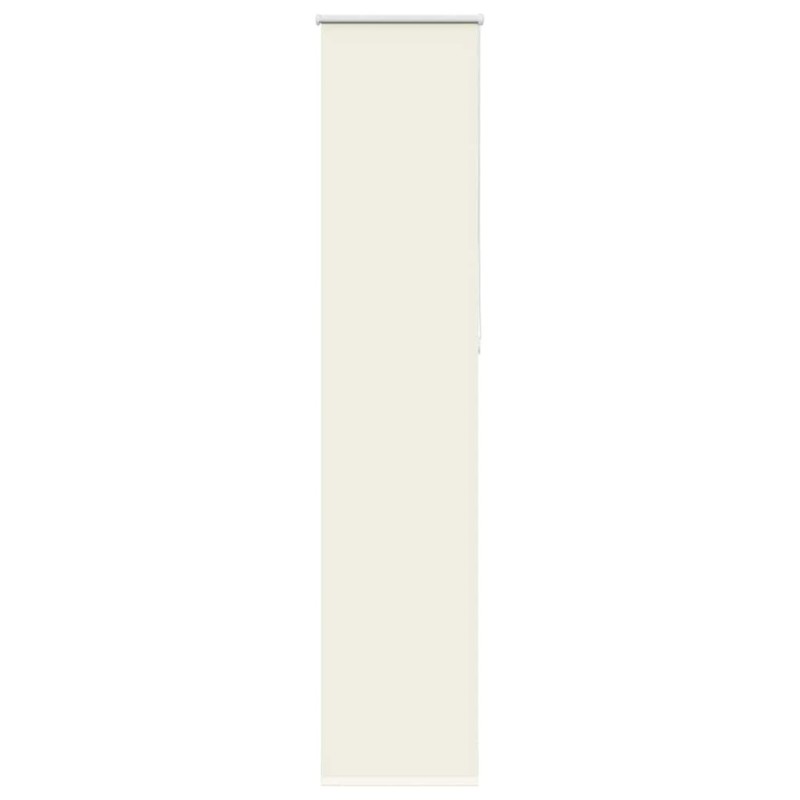 Store enrouleur occultant blanc cassé 45x230cm largeur du tissu 