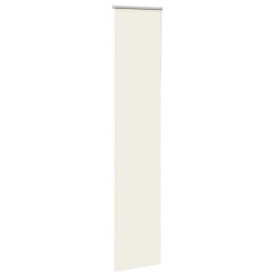 Store enrouleur occultant blanc cassé 45x230cm largeur du tissu 