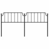Tête de lit métal noir 193 cm 