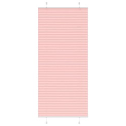 Store plissé rose 90x200 cm largeur du tissu 89,4 cm polyester 