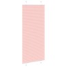Store plissé rose 90x200 cm largeur du tissu 89,4 cm polyester 