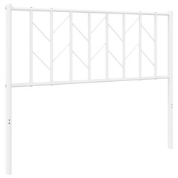 Tête de lit métal blanc 100 cm 
