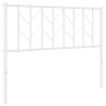 Tête de lit métal blanc 100 cm 