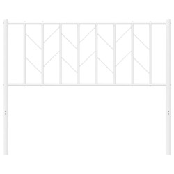 Tête de lit métal blanc 100 cm 